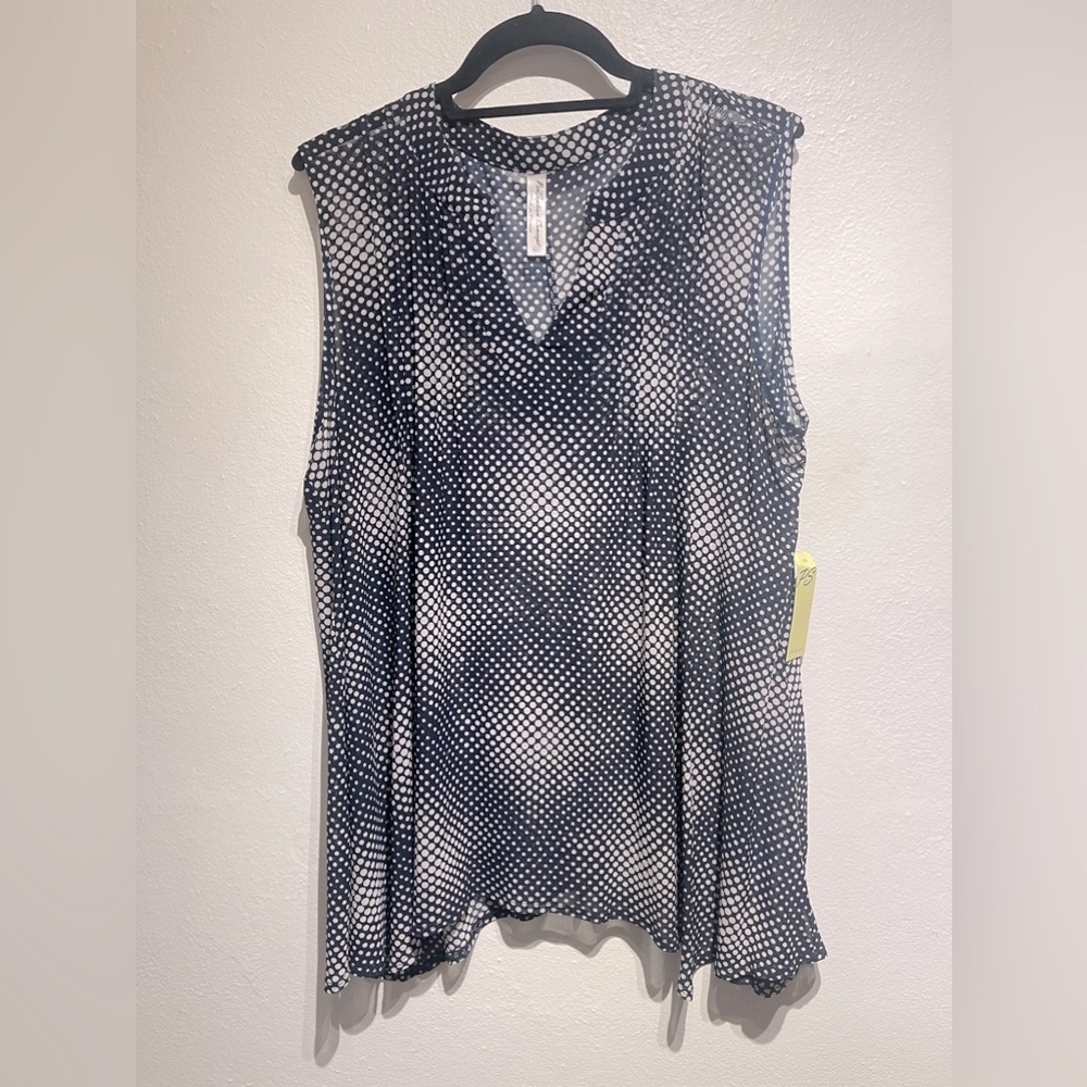 Polka dot blouse (NWT)